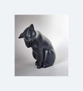 Coalport Cat Figurine, Black, Sprucing Up 2002 | Retired Collections | English ceramics
