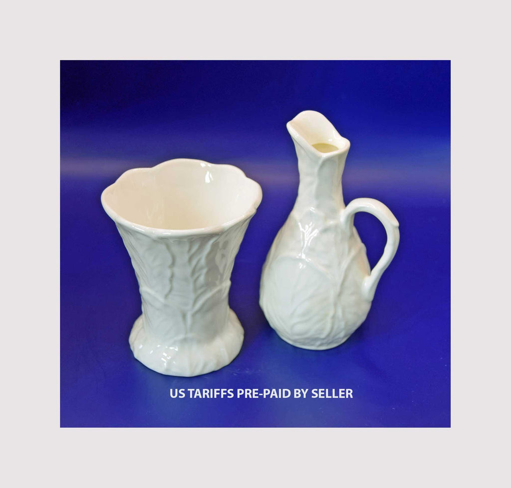Coalport Countryware Cabbage Pattern Small Jug and Vase