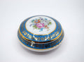 Meissner Limoges France Small Domed Trinket Box Pot | Floral c1950