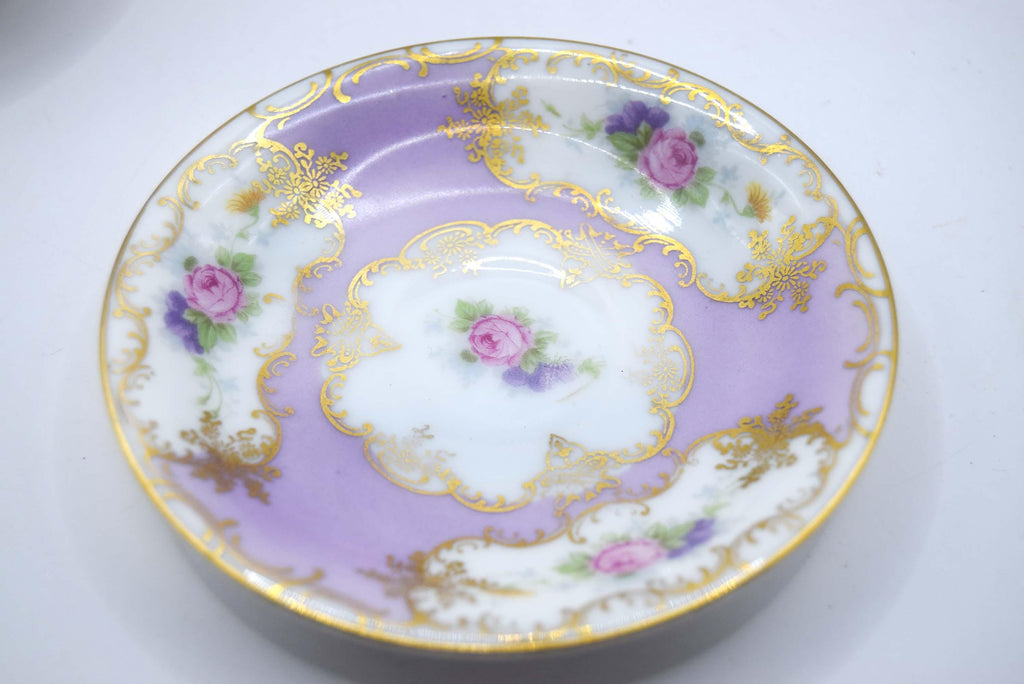 Rare Antique Rosenthal Elfenbein Kronach Miniature Demitasse Cup & Saucer, c.1891