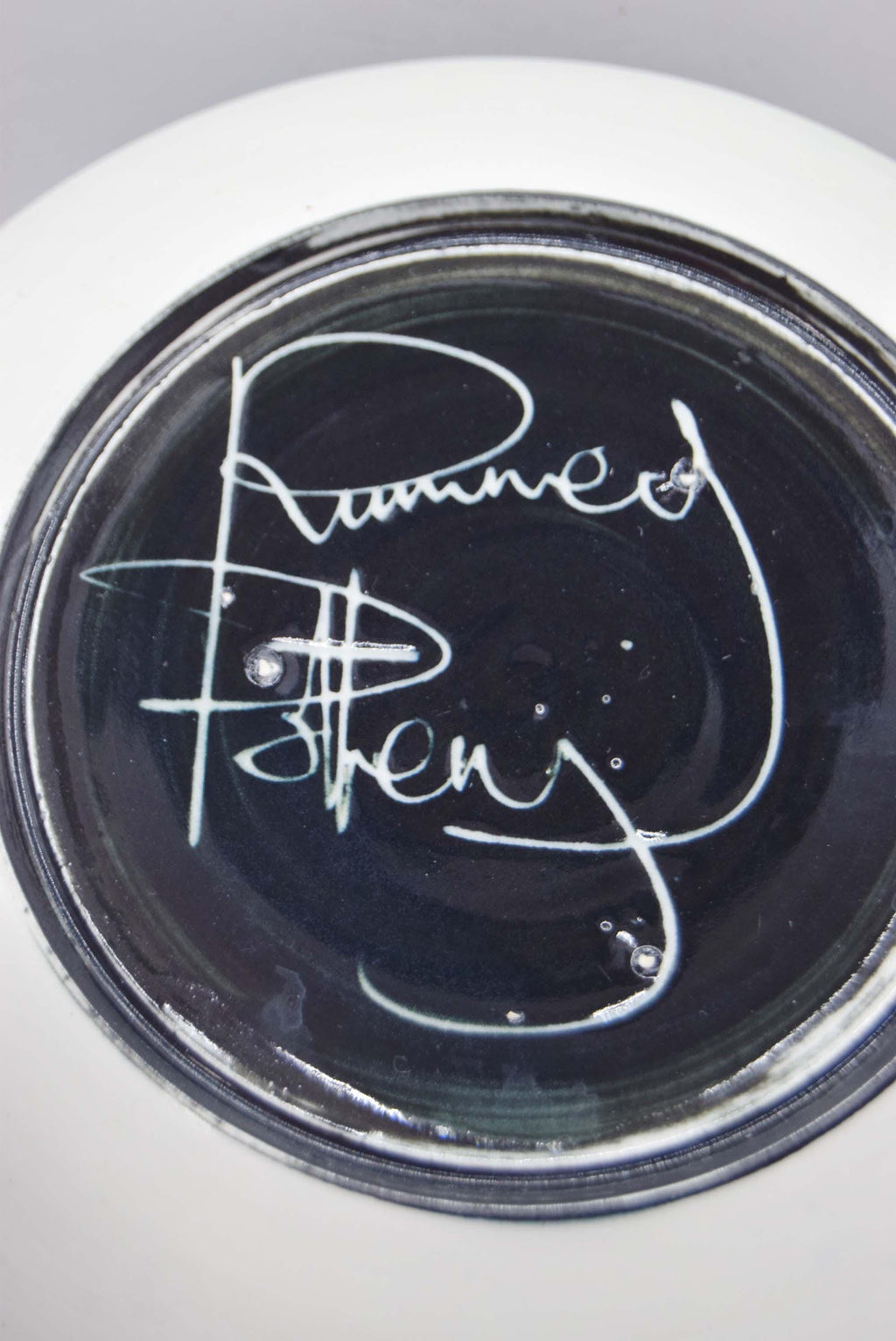 Vintage Rumney Pottery Commemorative Dish - 1974 Penarth Classic Car Exhibition - Welsh Pottery