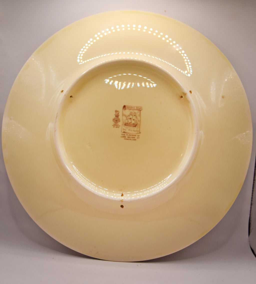 Royal Doulton H.M.S. The Victory Large Wall Plate Charger D5957 | 1941 | 34.5cm