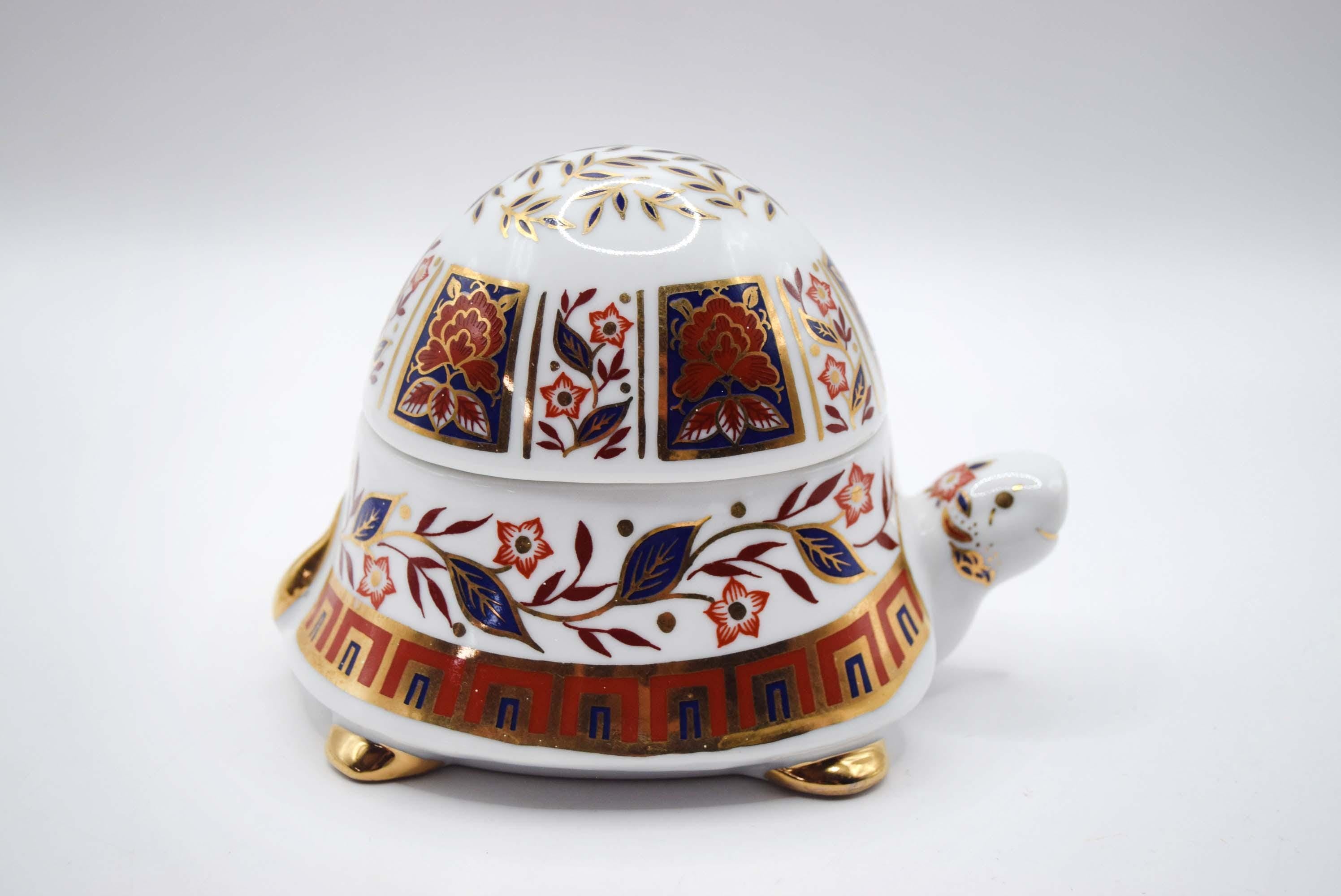 Imari Porcelain Tortoise Trinket Box – Leonardo Collection Made in Japan