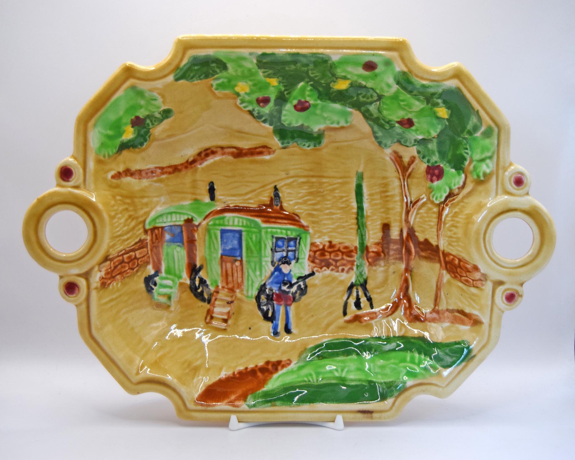 RARE Antique Shorter & Son Staffordshire Rectangular Platter Dish Bowl. c1920s