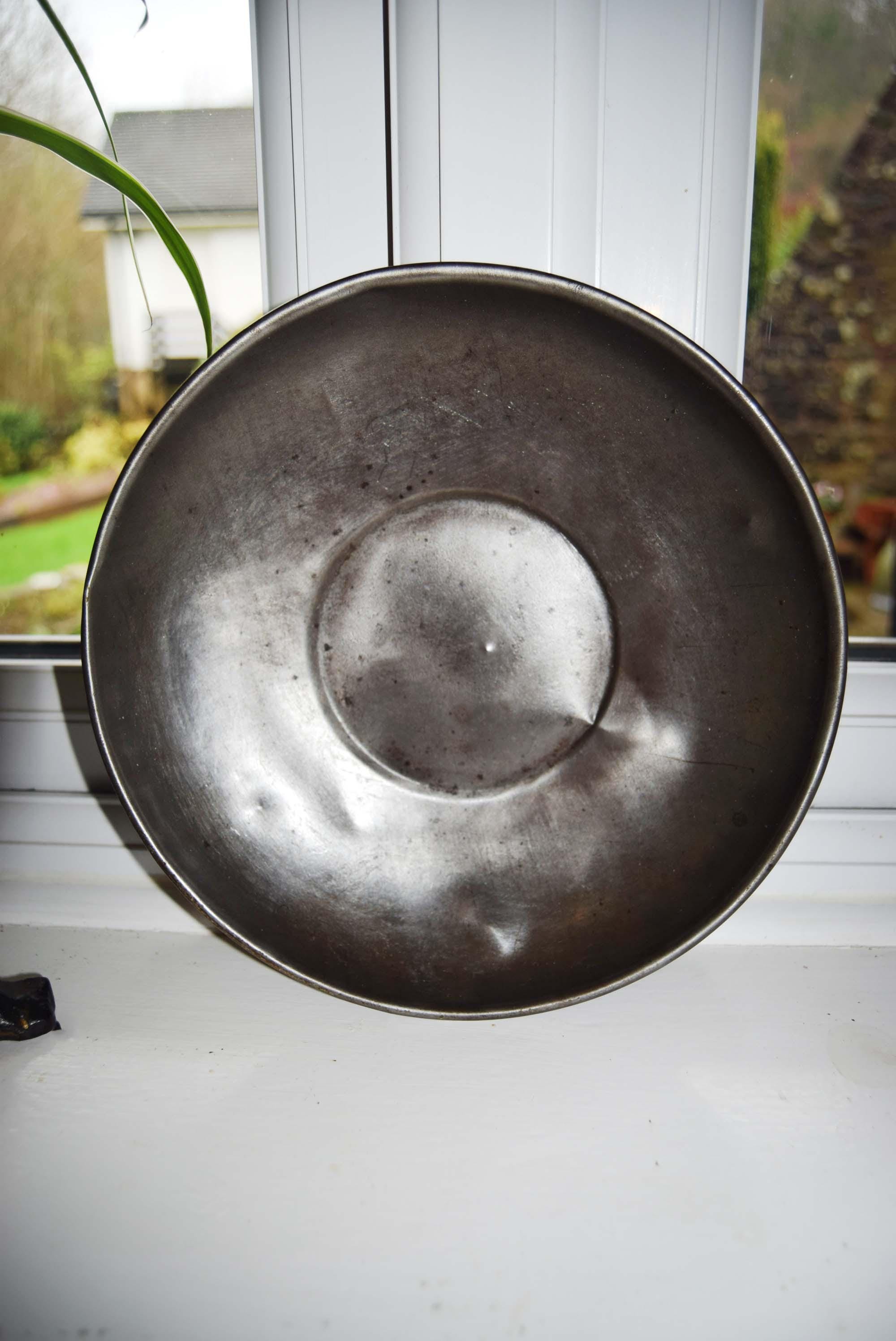 Antique Salter Kitchen Scales No. 49 Cast Iron with Original Pan | Late Victorian
