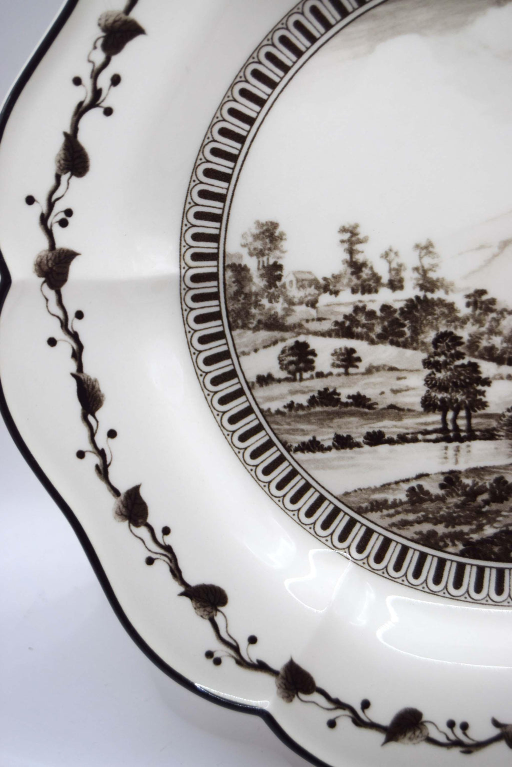 Rare Wedgwood Genius Collection "Frog" Service Plate - Beeston Castle 9"