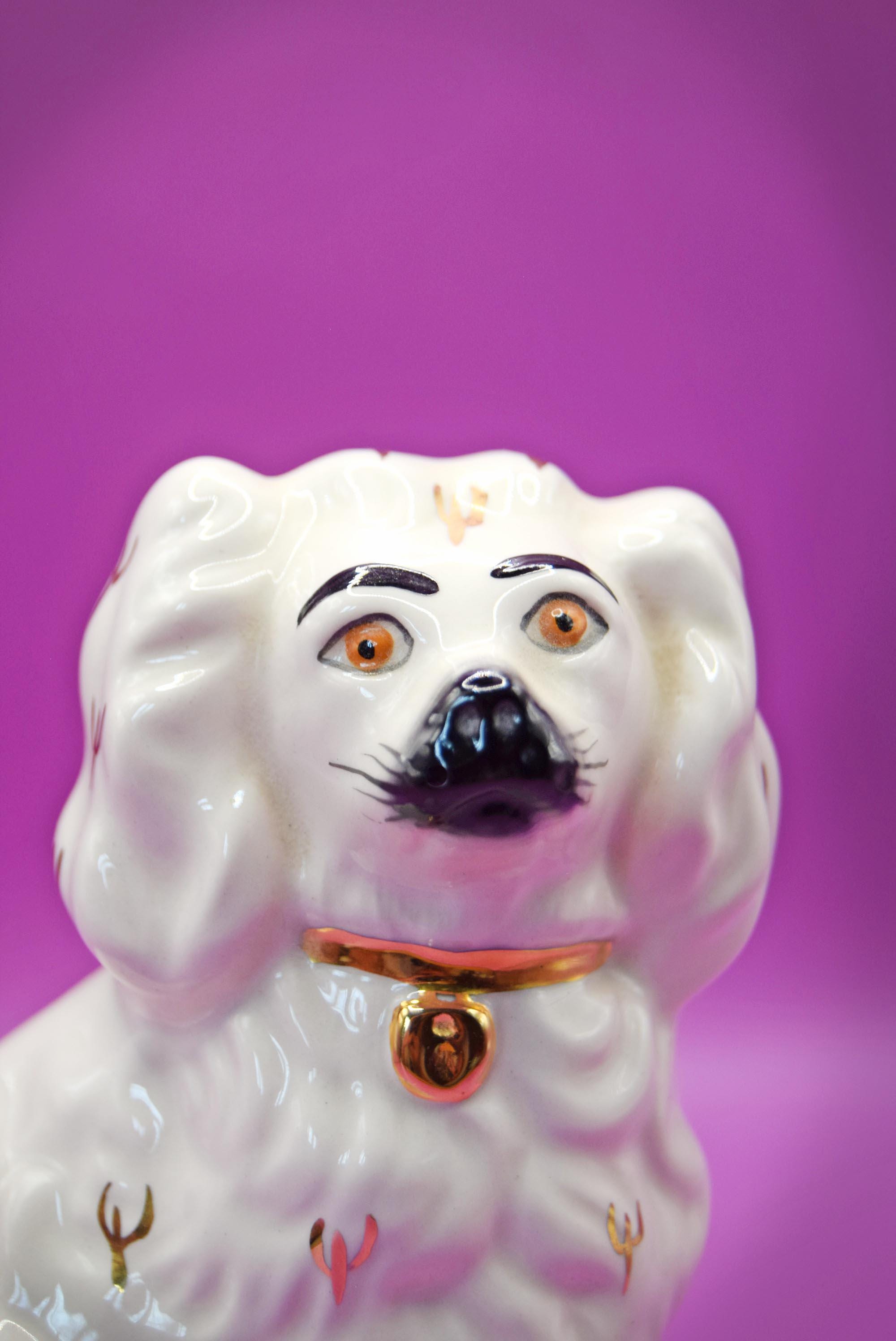 Royal Doulton Spaniel Mantle Dog 1378-6 L   Mint condition. Porcelain