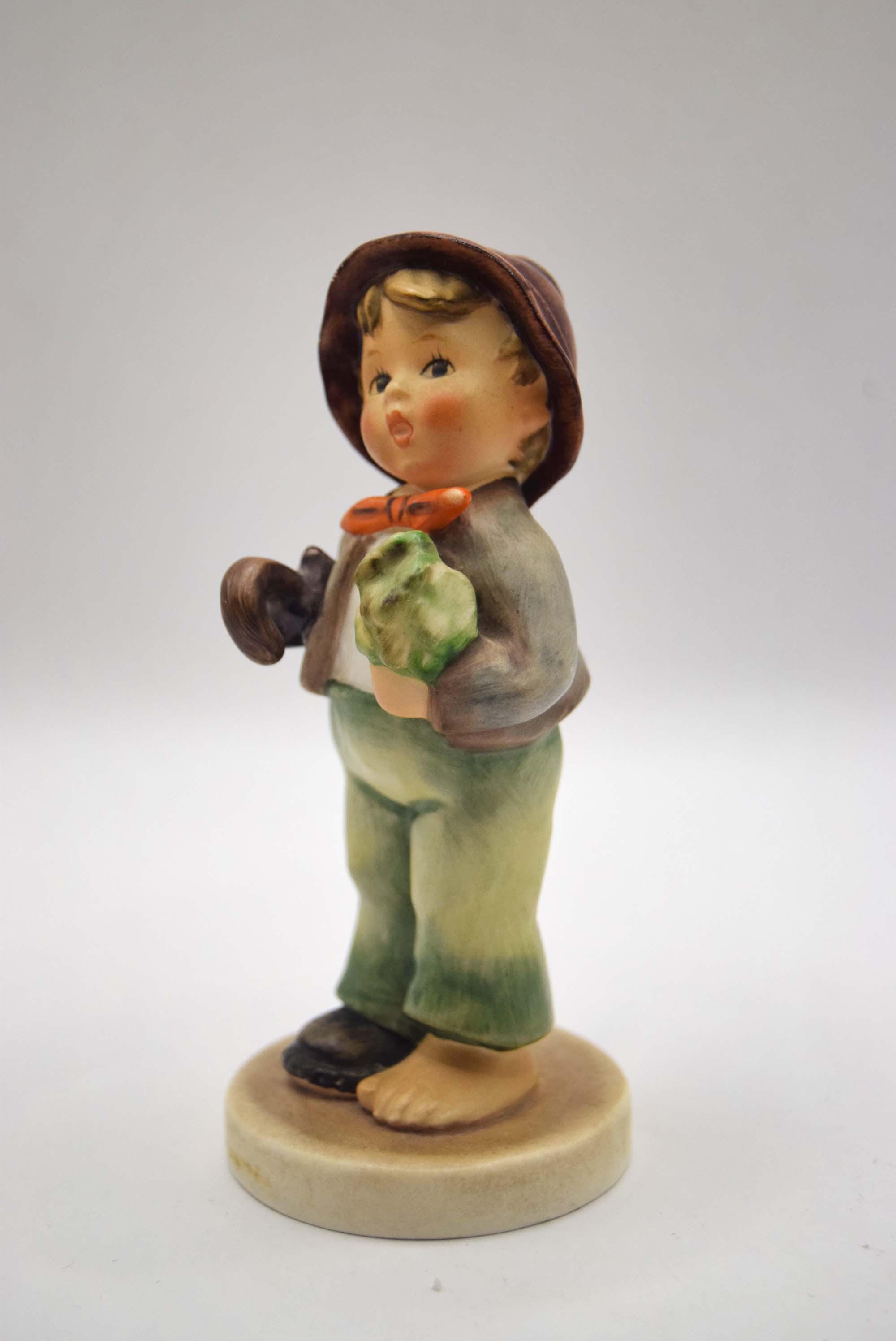 Vintage Hummel figurine Lost Stocking TMK6 #374 W. Germany