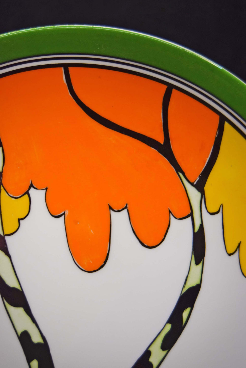 Clarice Cliff Honolulu Plate, Wedgwood Bone China, Art Deco Decor