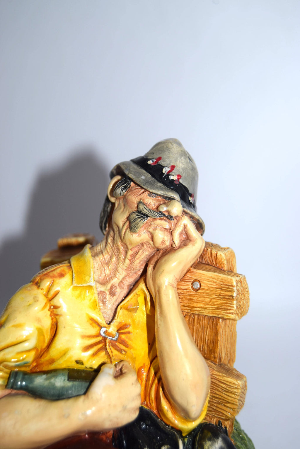 Vintage Figurine THE DREAMER by Naturecraft.  Model: 823  Handpainted