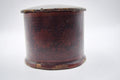 Antique Victorian Papier-Mâché Box Floral motifs Cufflink Trinket Jewelry box