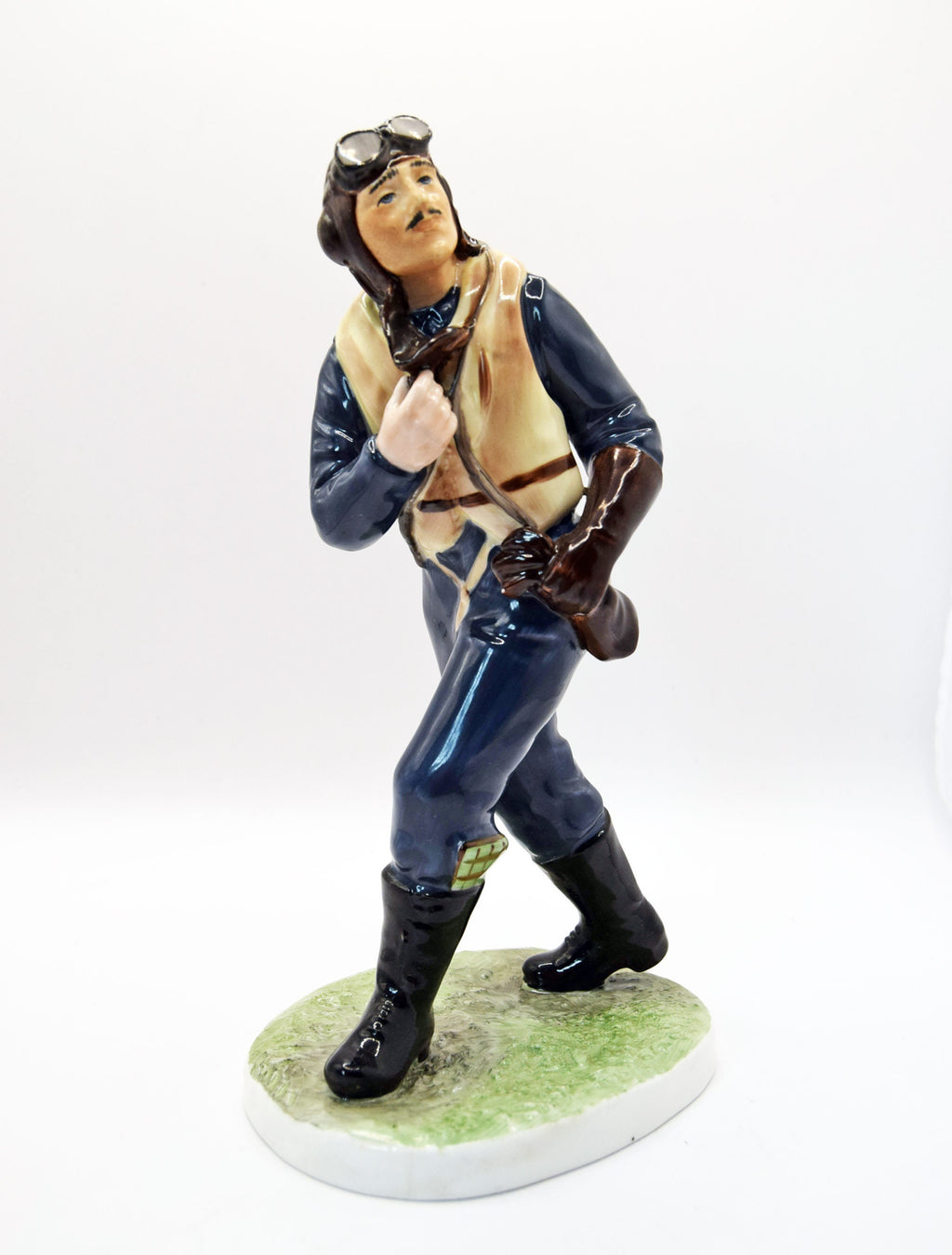 Rare Coalport RAF Airman from the King and Country Collection. Limited Edition.