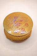 Vintage Face Powder Box Compact featuring Map of Scotland  c1950s