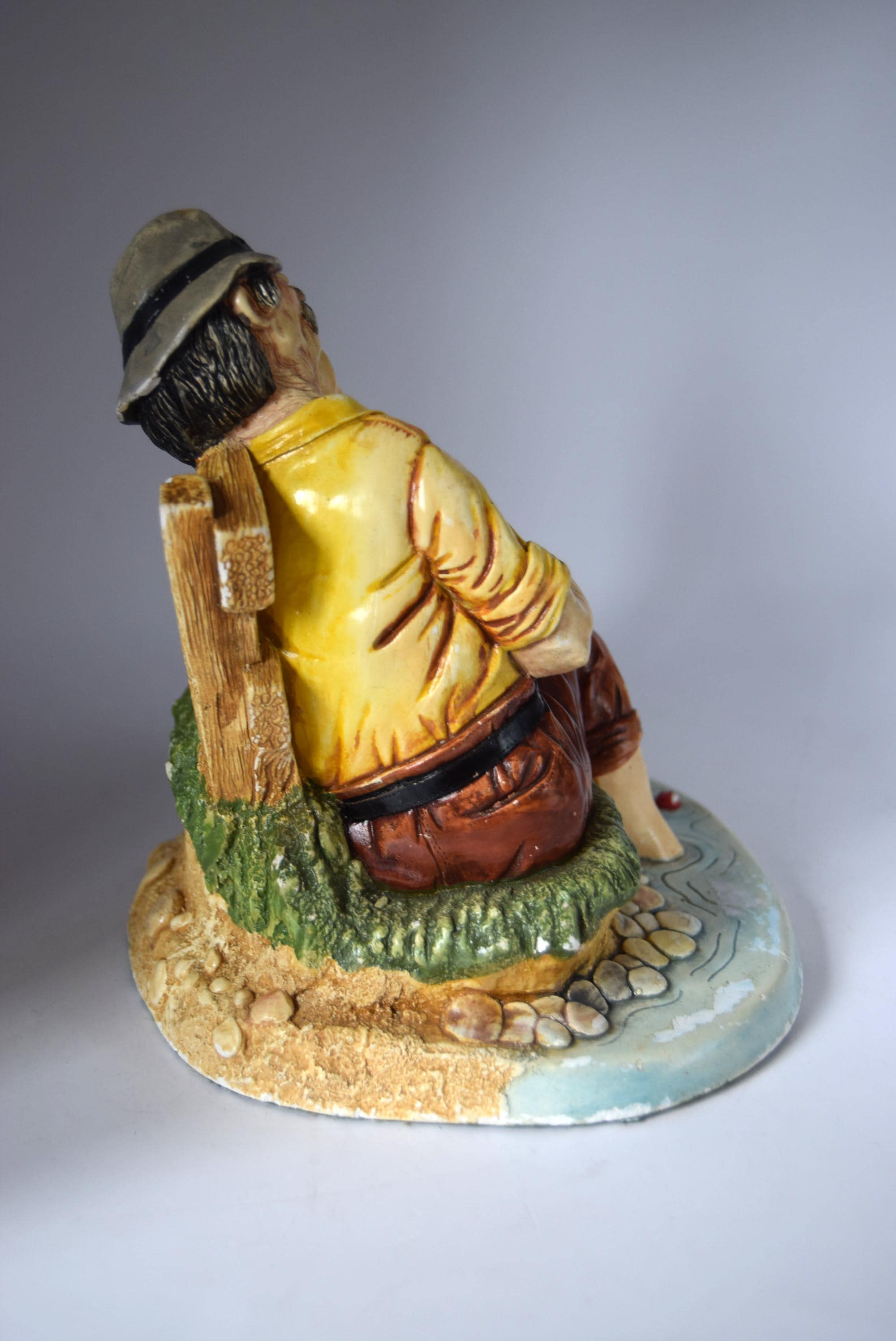 Vintage Figurine THE DREAMER by Naturecraft.  Model: 823  Handpainted
