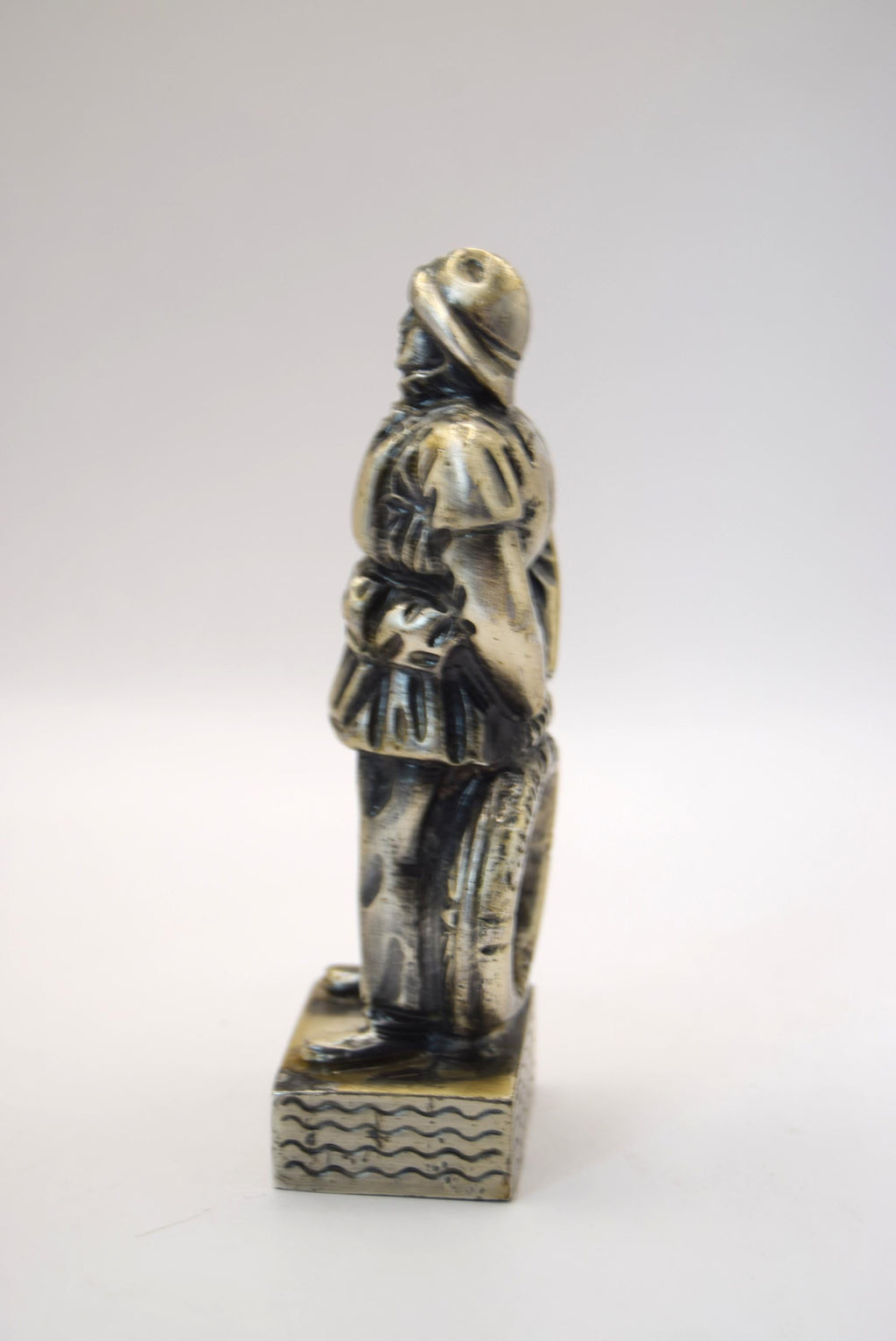 RARE FIND Vintage Presentation Statue for Lifeboat Service 1955. Silvered brass