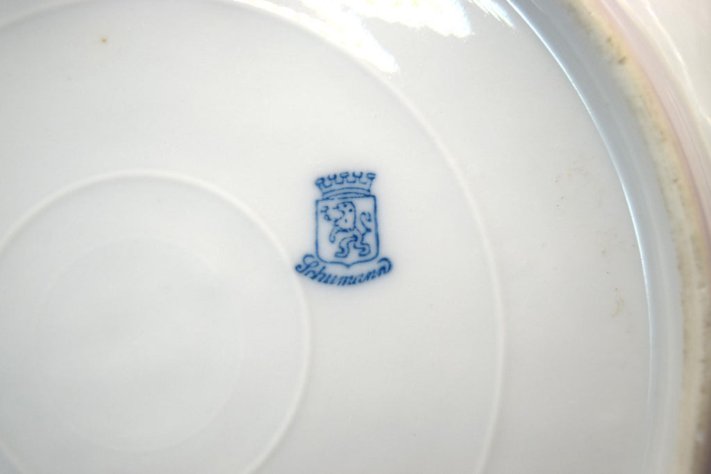 Antique Schumann Bavaria Reticulated Porcelain Fruit Bowl c1930s.....Rare Pattern