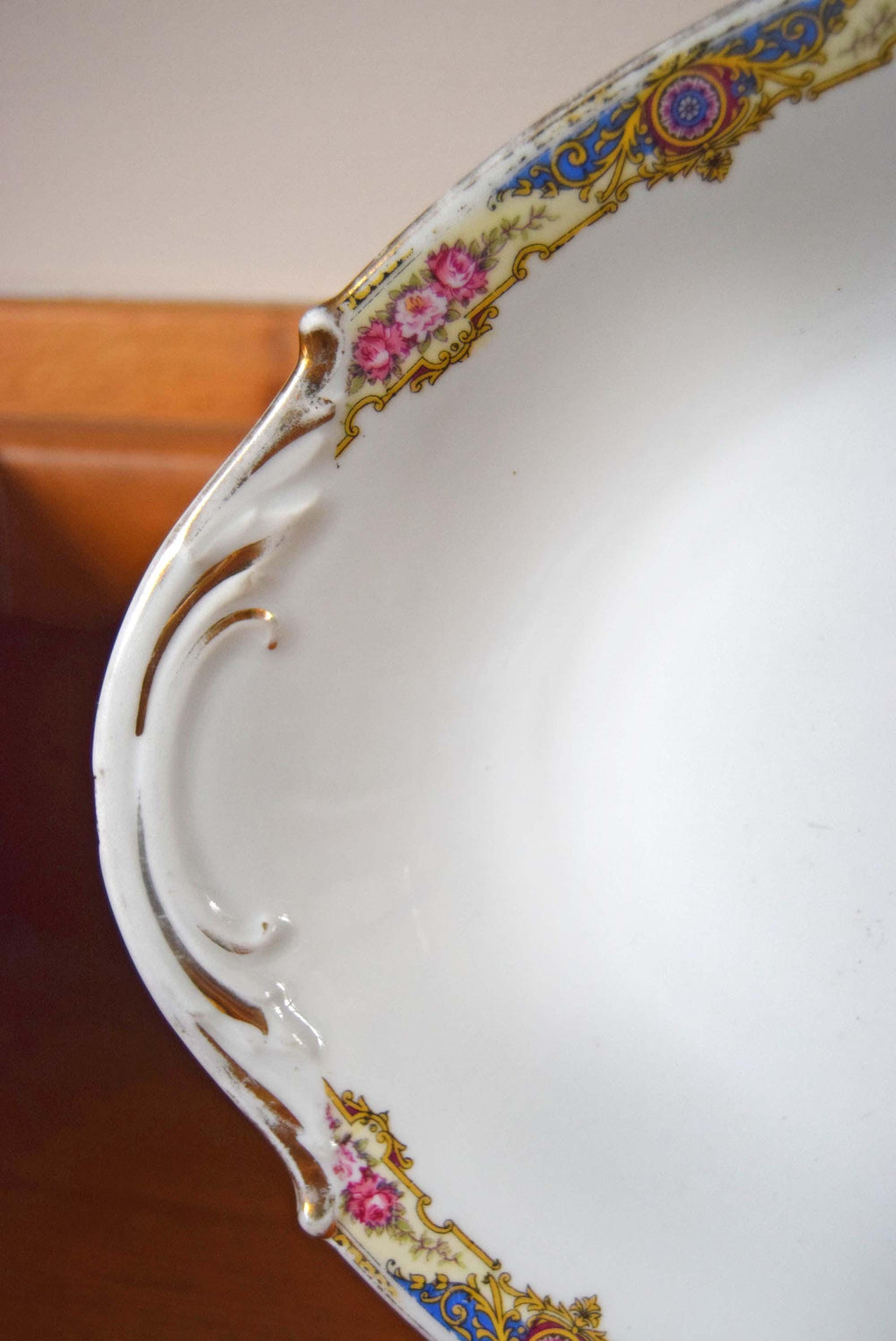Antique 16" Limoges F. Legrand & Cie France Porcelain Oval Platter - Circa 1924