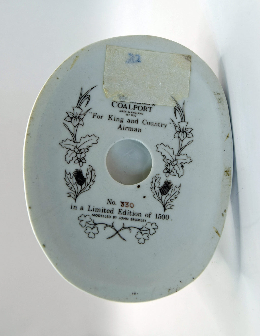 Rare Coalport RAF Airman from the King and Country Collection. Limited Edition.