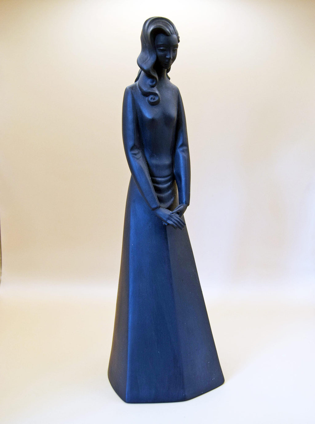 Royal Doulton Black Basalt 'Contemplation' Figurine (HN 2241) - 1981 Excellent unmarked condition.