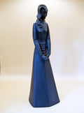 Royal Doulton Black Basalt 'Contemplation' Figurine (HN 2241) - 1981 Excellent unmarked condition.