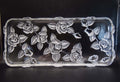 Vintage Walther-Glas 'Carmen Satiniert' Crystal Glass Serving Vanity Tray