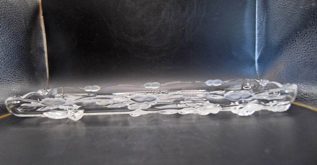Vintage Walther-Glas 'Carmen Satiniert' Crystal Glass Serving Vanity Tray