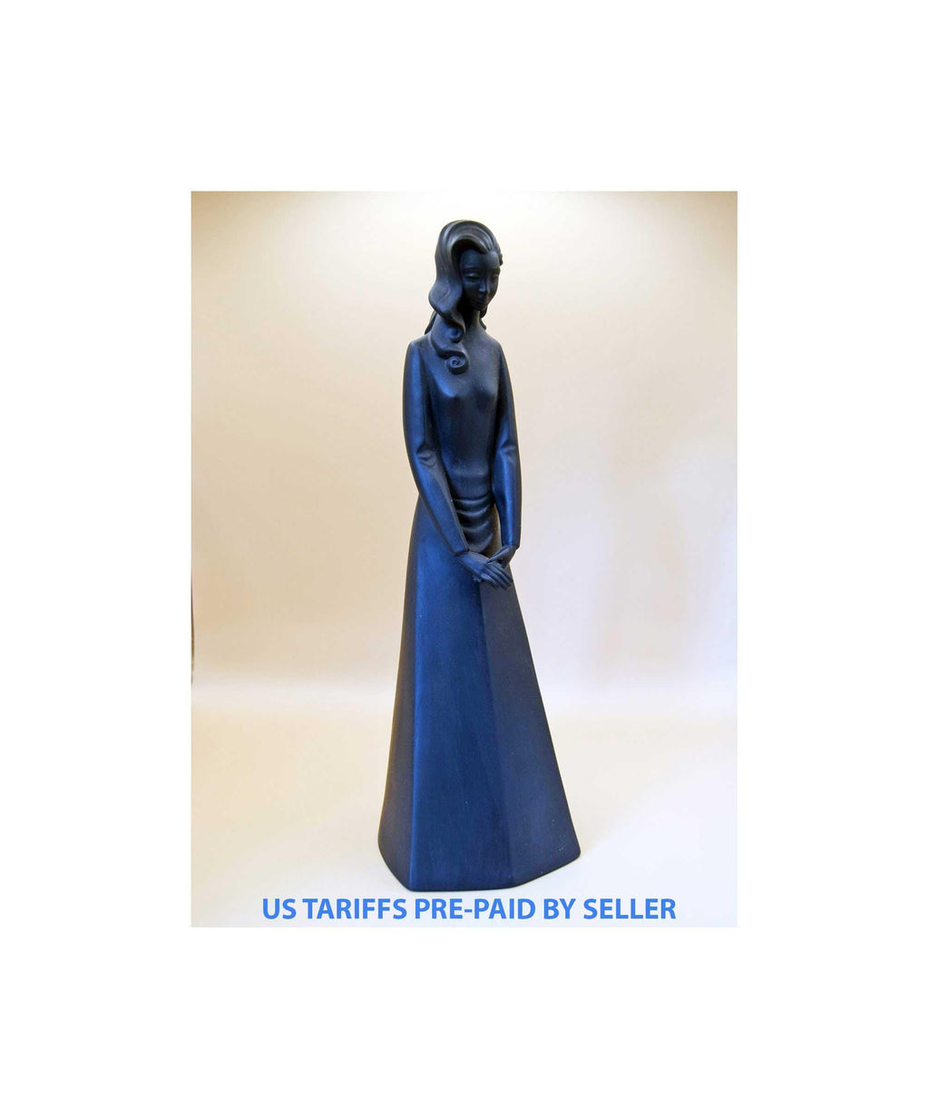 Royal Doulton Black Basalt 'Contemplation' Figurine (HN 2241) - 1981 Excellent unmarked condition.
