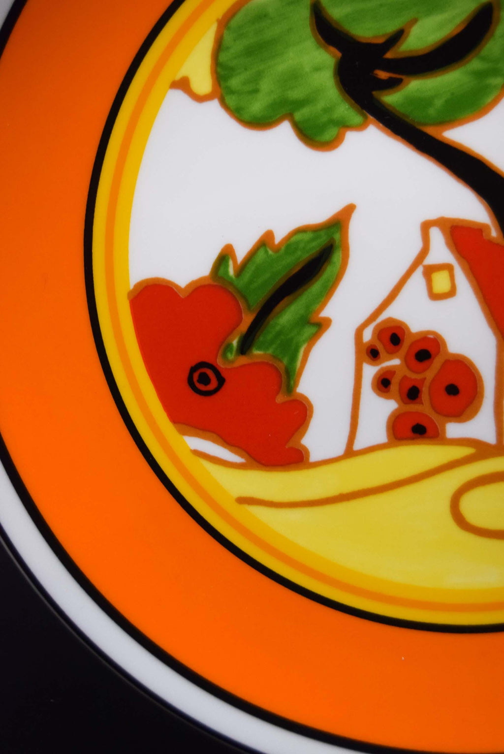 Clarice Cliff Red Roofs Wedgwood Ltd Edition.  Wall Plate Mint condition.