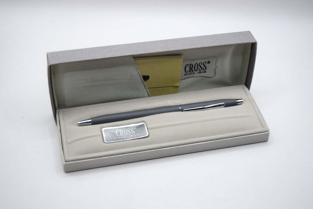 Vintage Cross Ball Pen Grey 2102 - Mint condition in original box with documents