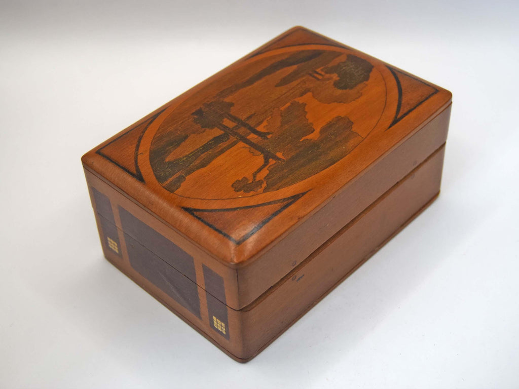 Antique Wooden Marquetry Box | 1920s Amsterdam School | Ross Webster