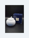 Rare Vintage Crabtree & Evelyn Bone China Jam Preserve Pot with Spoon
