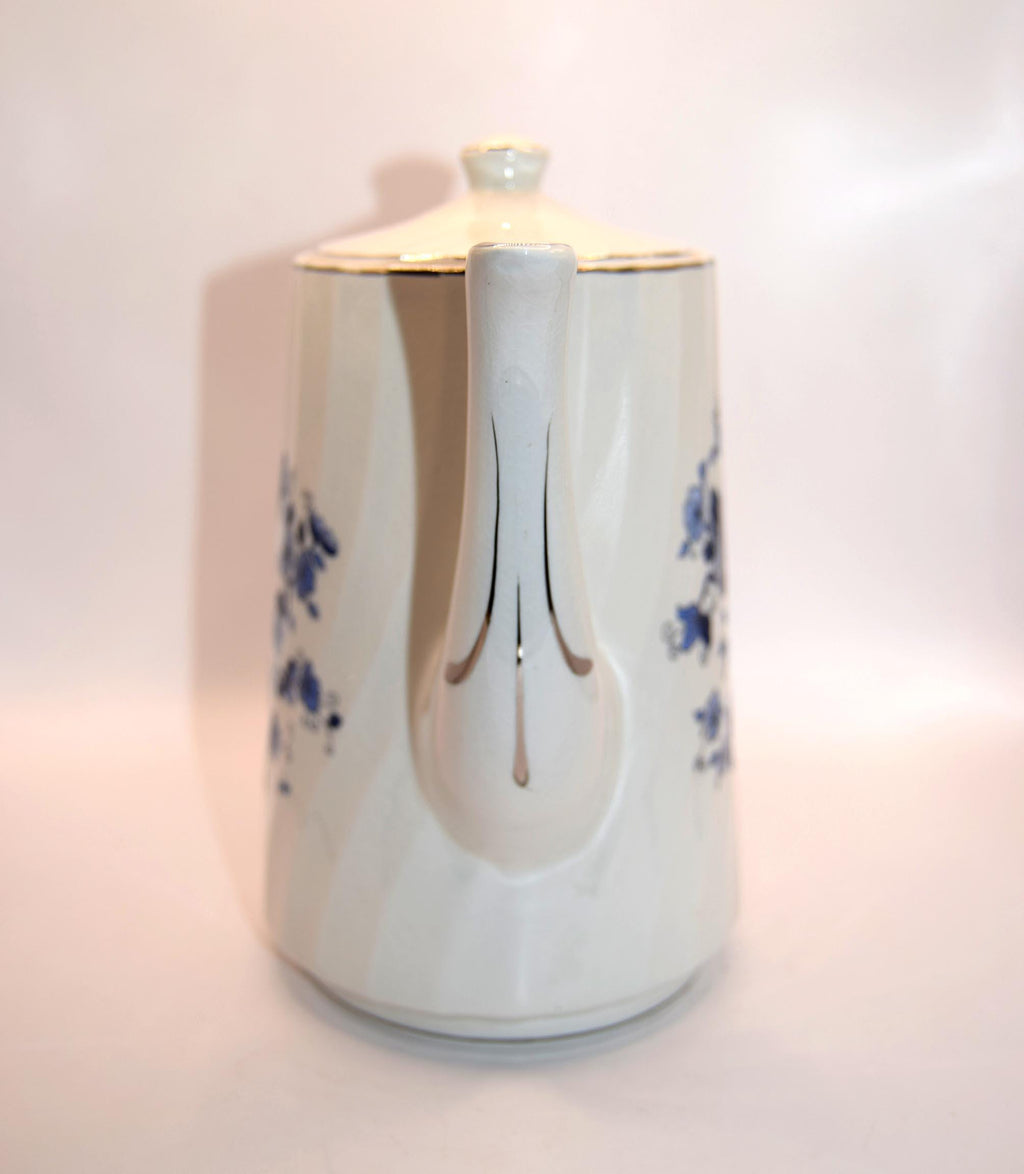 Vintage Enoch Wedgwood Tunstall "Royal Blue" Coffee Pot