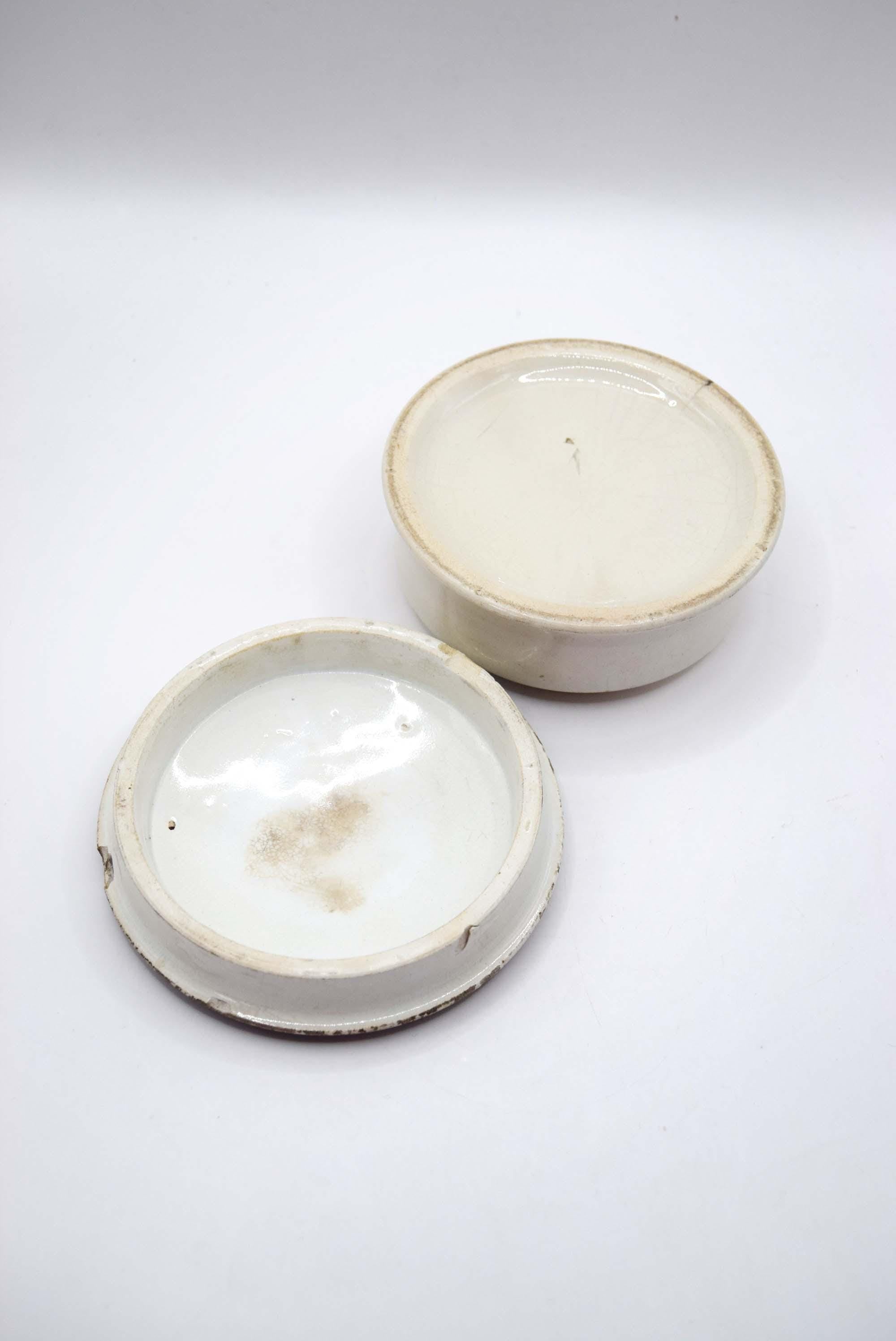 Antique Victorian Prattware Pot and Lid â€“ Giuseppe Garibaldi â€“ F. R. Pratt & Co. Fenton â€“ c1864