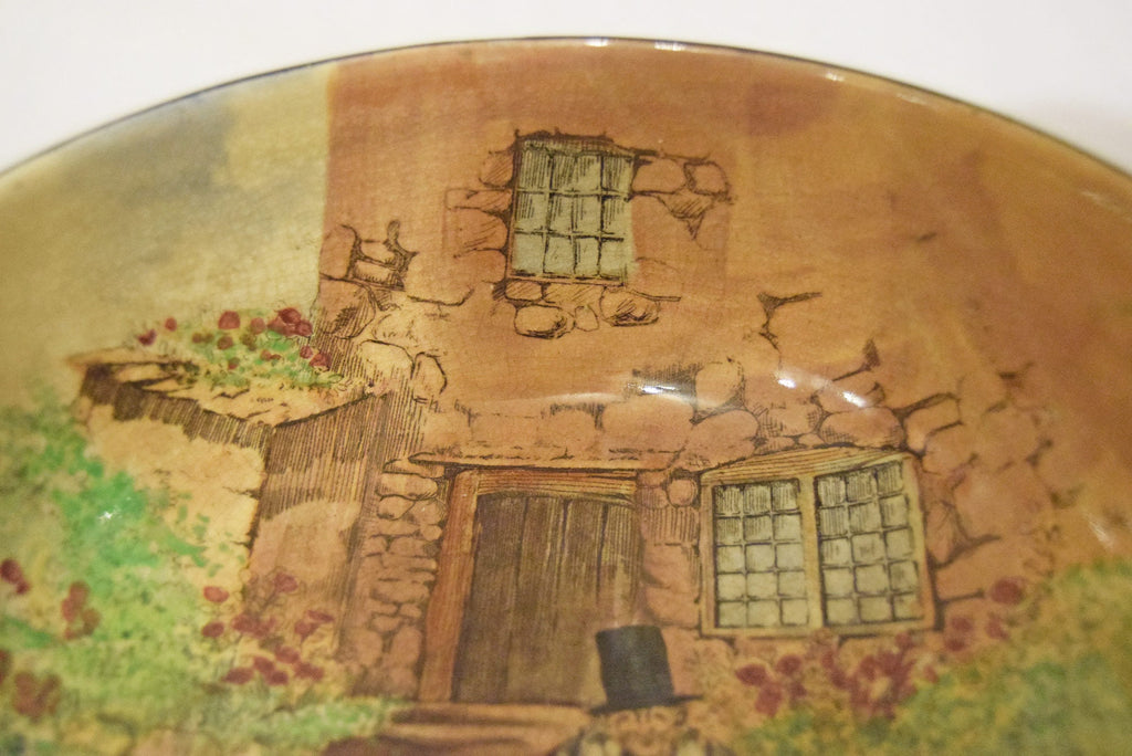 Antique Royal Doulton Bowl ' Gaffers' D 4210 c1920