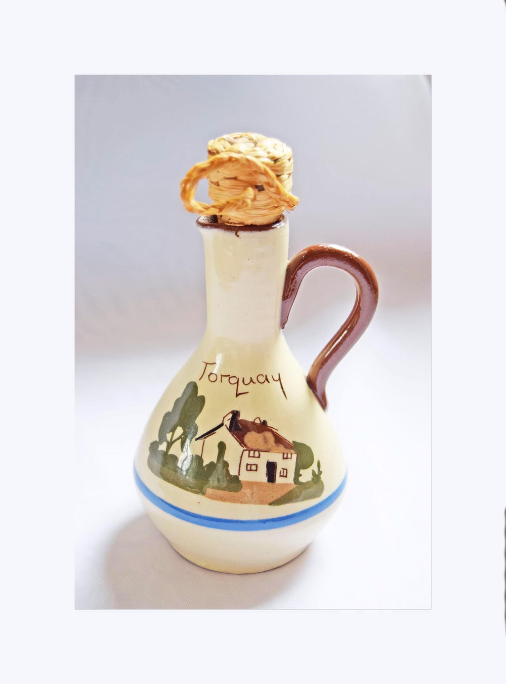 RARE FIND St. Marychurch Pottery Torquay  Vinegar Bottle