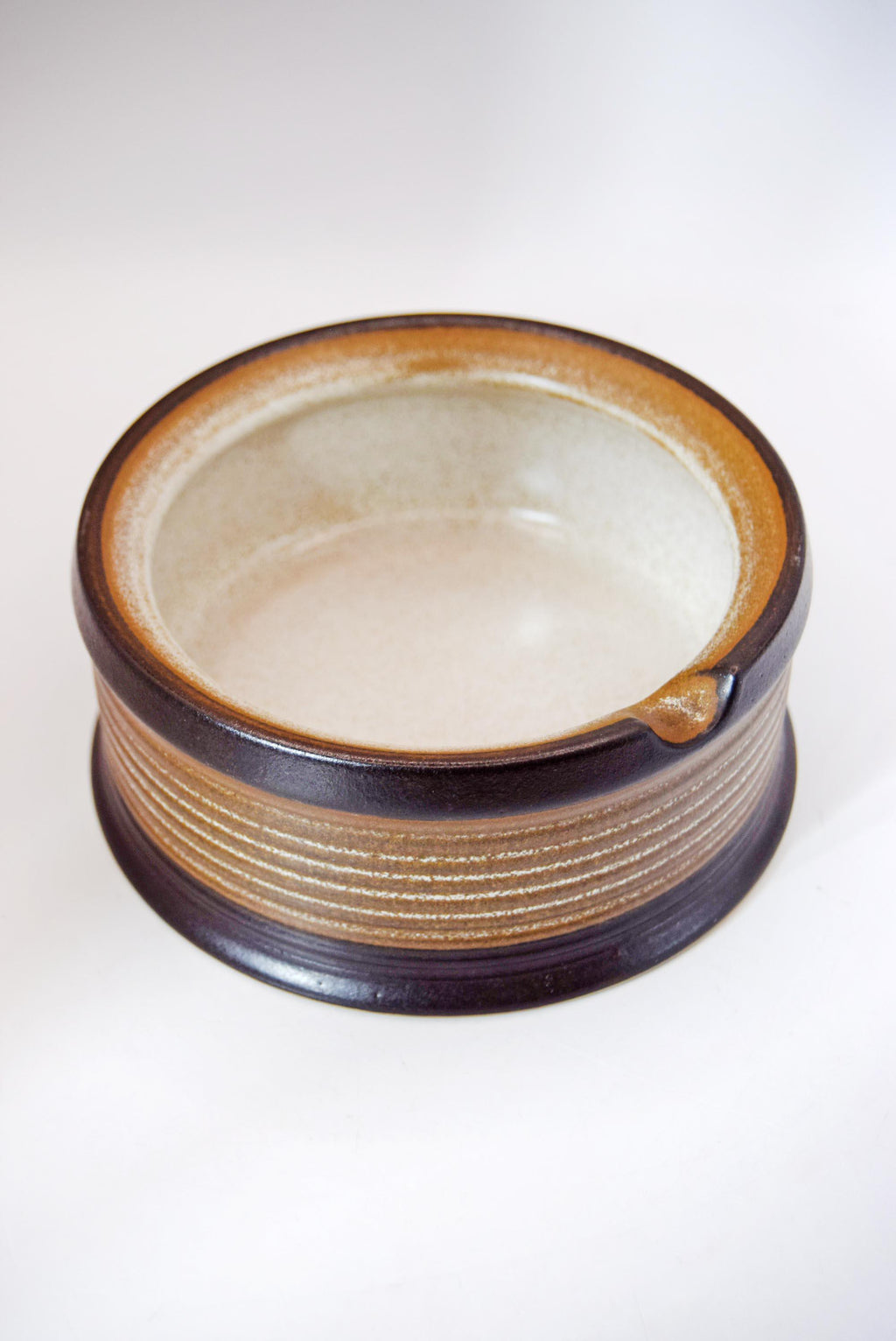 Denby Pottery ‘ Savannah’ Ashtray - Designed by Glyn Colledge -Disc'd 1970s