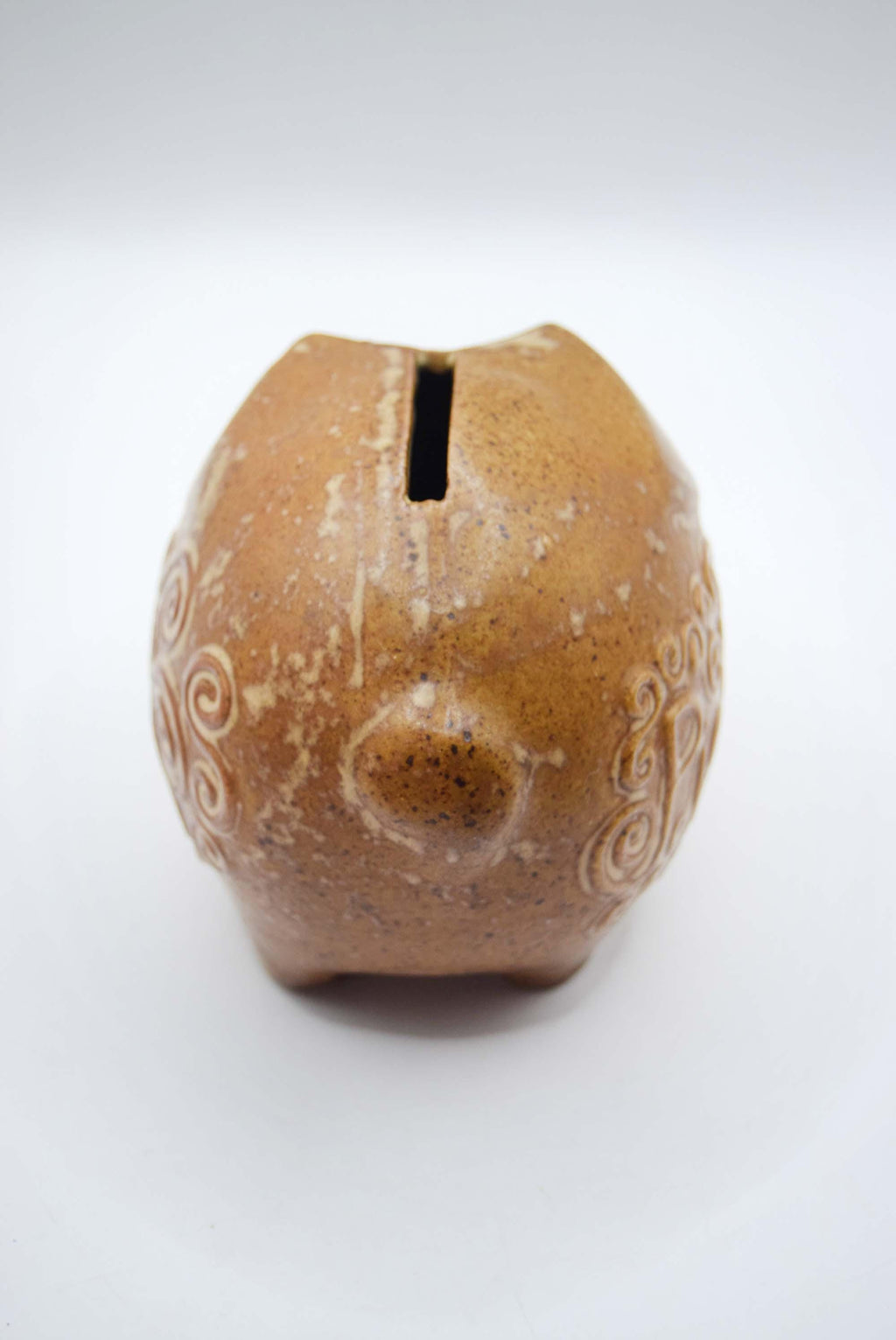 Stoneware Piggy Bank R Moss Ltd 1923 Antique Handmade