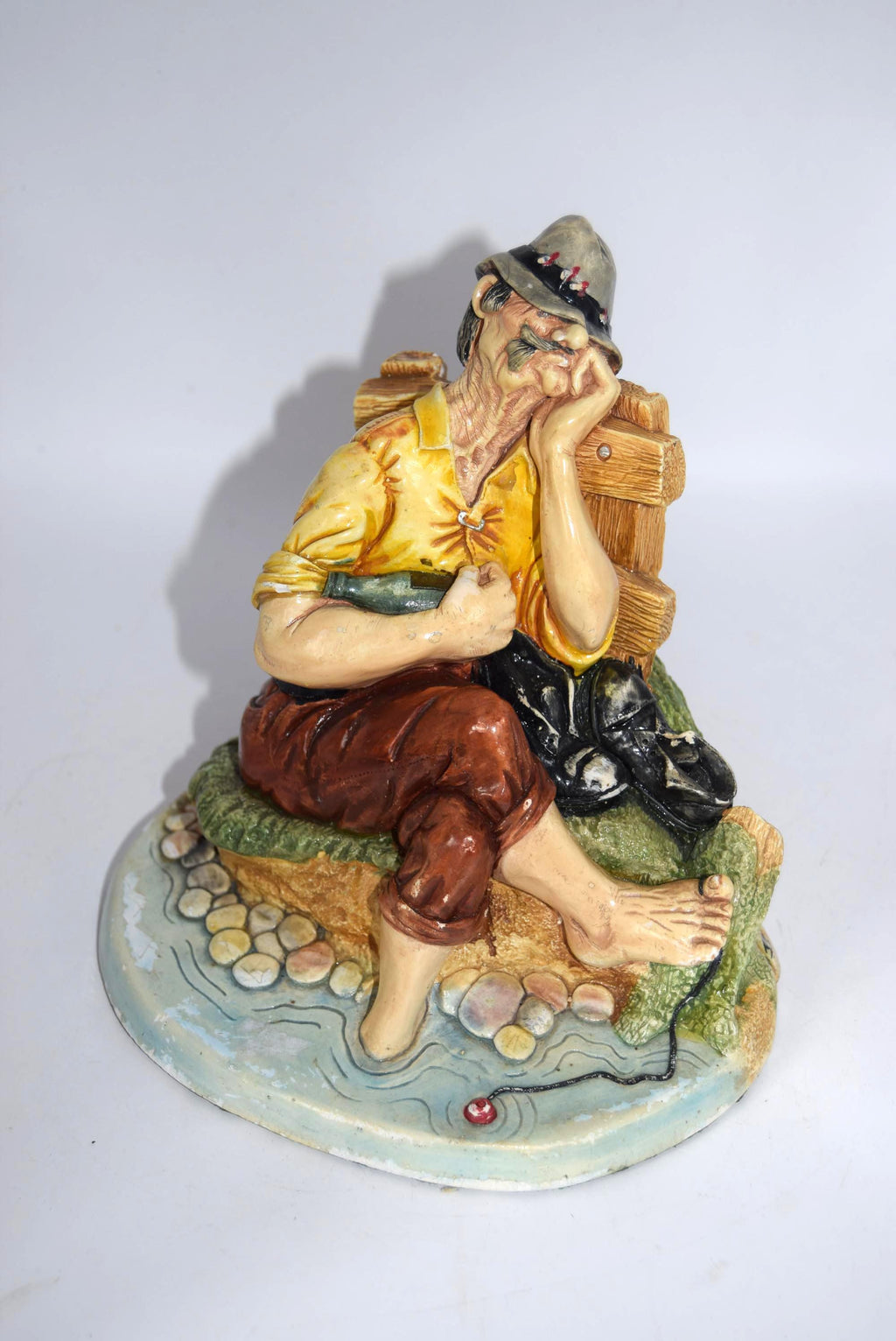 Vintage Figurine THE DREAMER by Naturecraft.  Model: 823  Handpainted