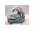 Art Deco Ditmar Urbach Polar Bear Bowl, 1930s Czechoslovakian Ceramic Dish