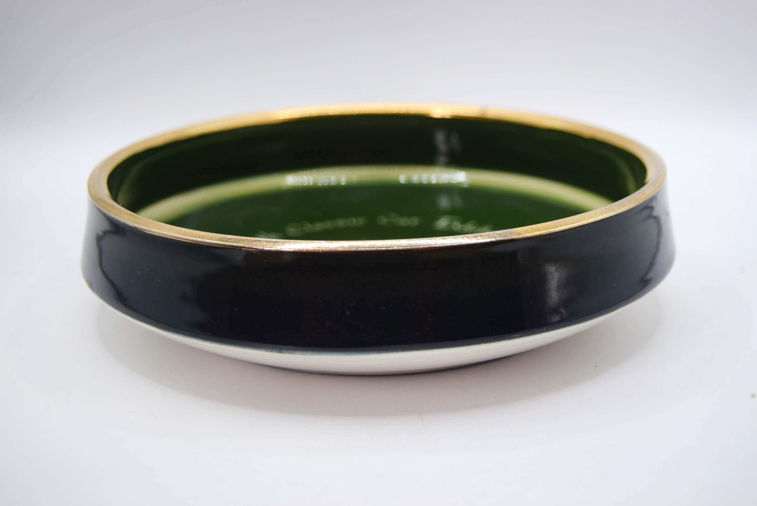 Vintage Rumney Pottery Commemorative Dish - 1974 Penarth Classic Car Exhibition - Welsh Pottery