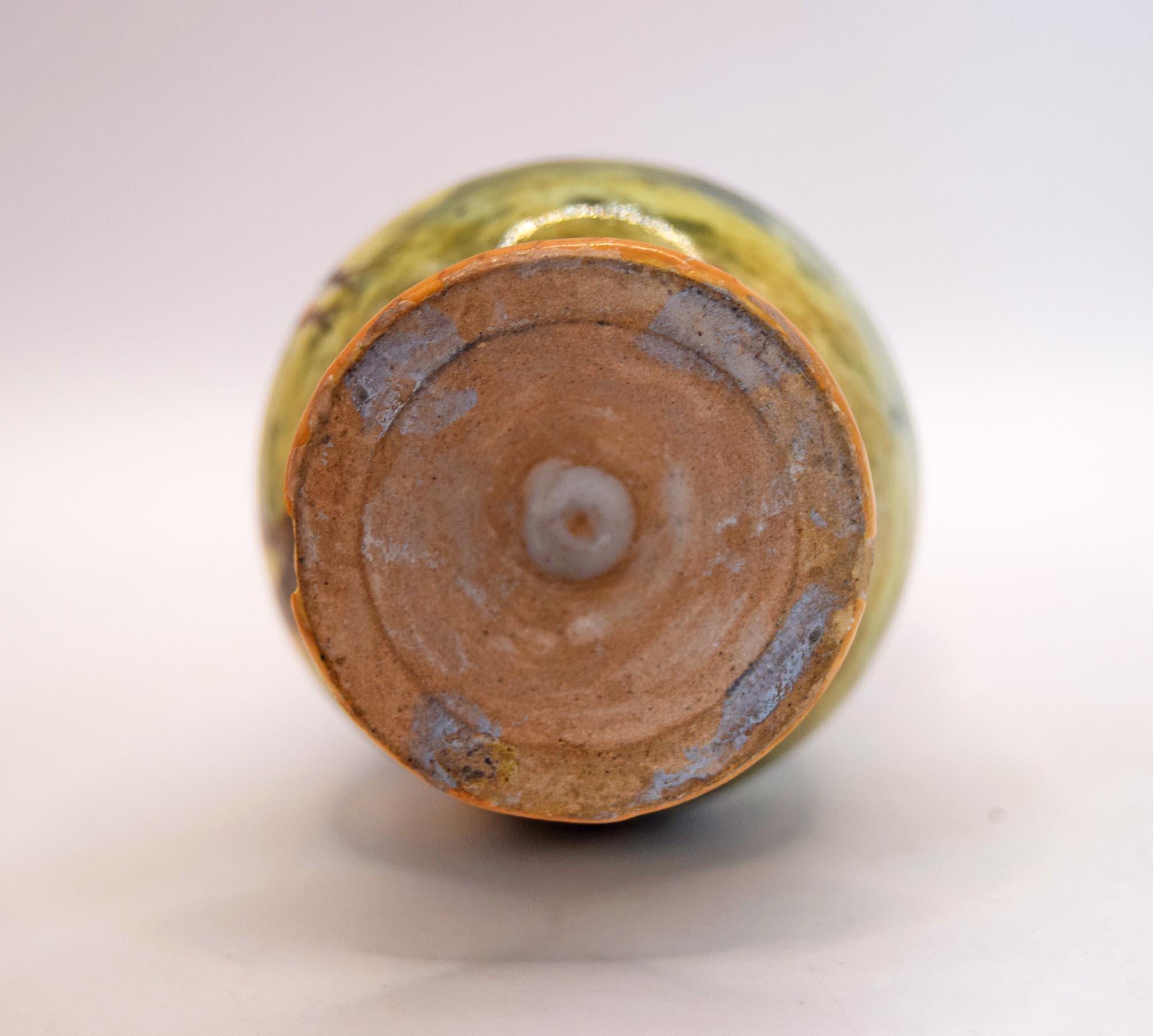 Rare Italian Miniature Earthenware Amphora Vase 19th Century