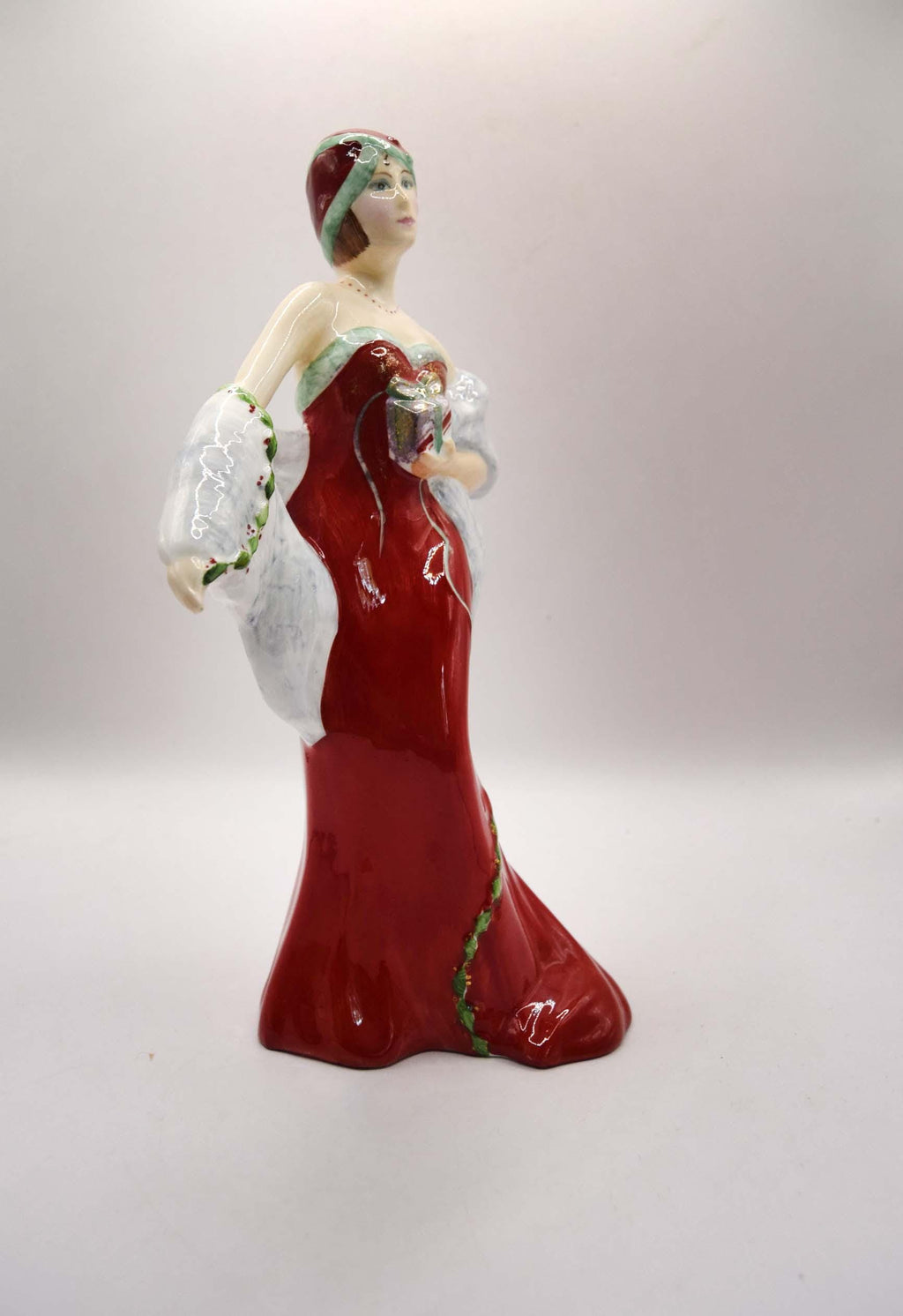 Vintage "Serenade" Fine Bone China Figurine - Made in England - Lady in Red