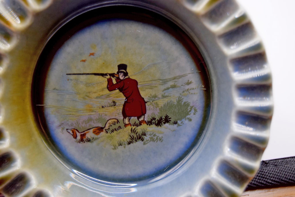 Irish Porcelain Hunting Shooting Fishing Ash Tray