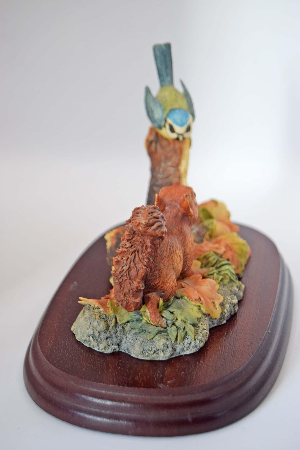 Border Fine Arts Figurine Baby Squirrel and Baby Blue Tit | 1991 | Mint Condition |
