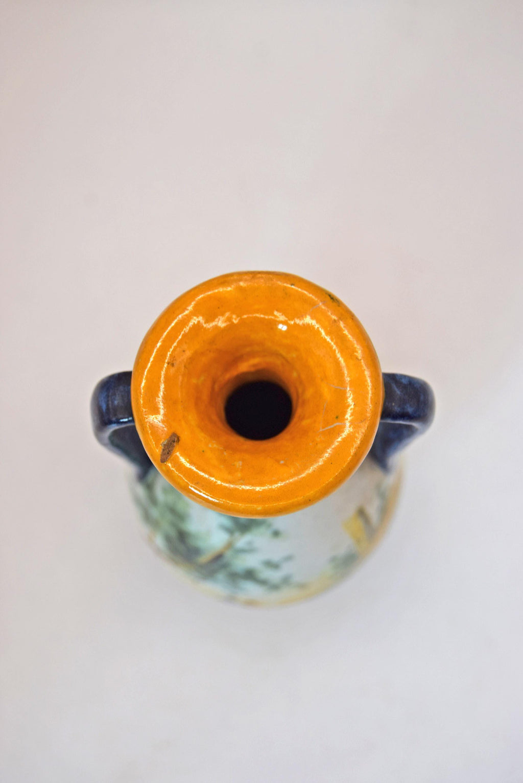 Rare Italian Miniature Earthenware Amphora Vase 19th Century