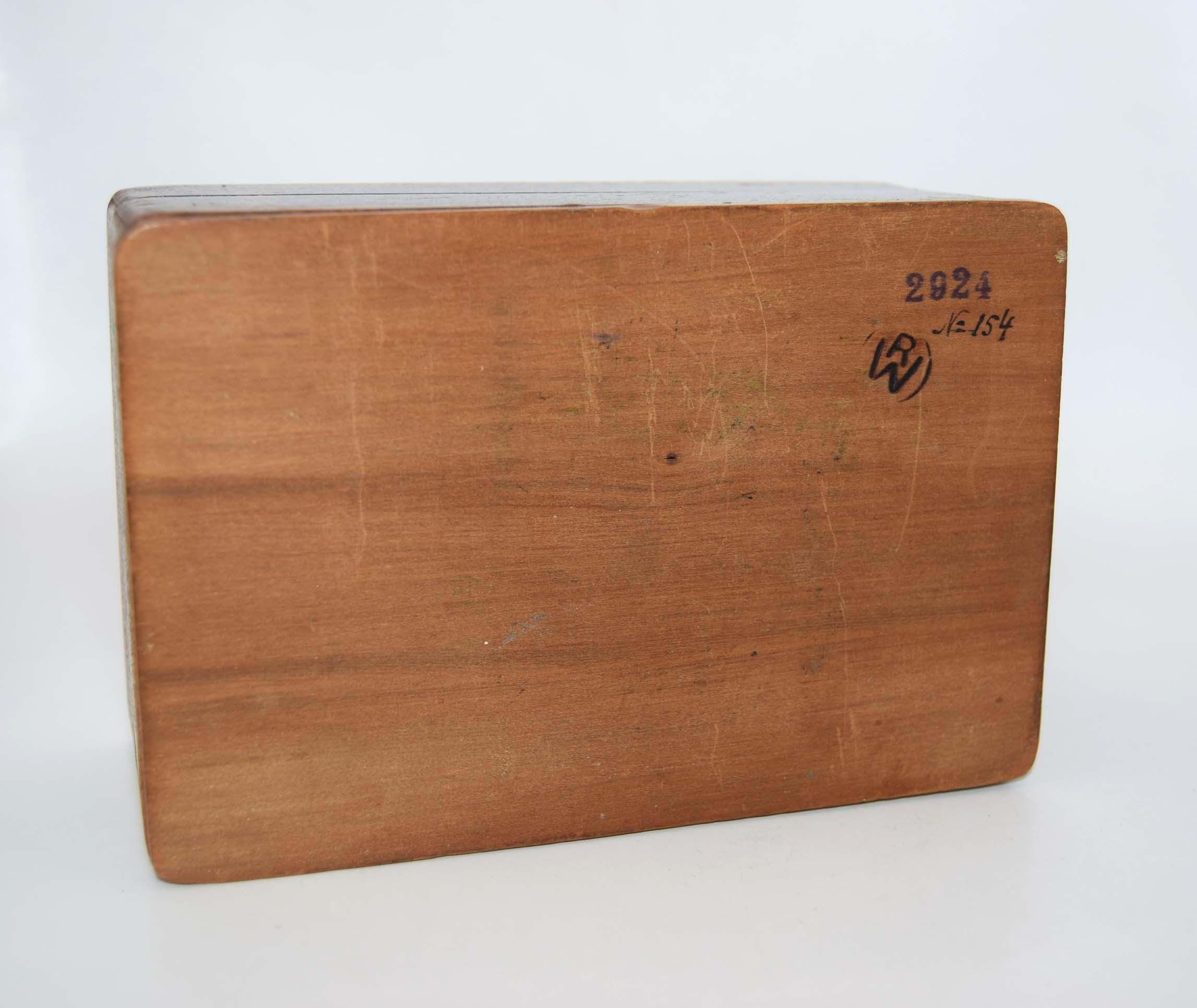 Antique Wooden Marquetry Box | 1920s Amsterdam School | Ross Webster