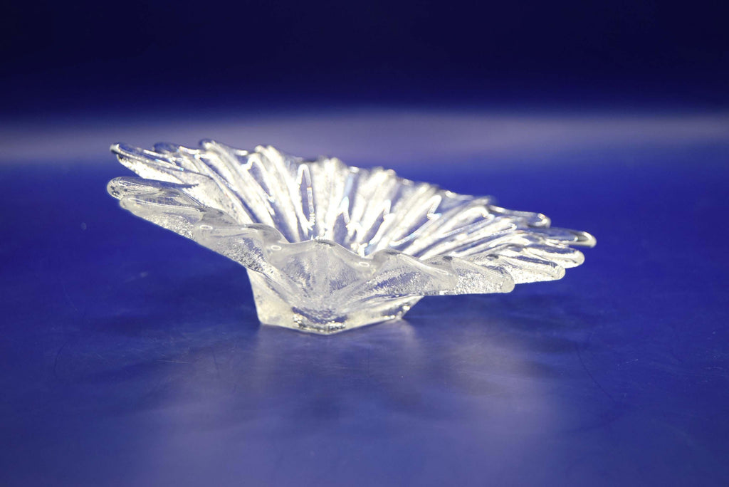 Vintage Anita Harris for Dartington Crystal | Palm Leaf Trinket Dish | 1980s