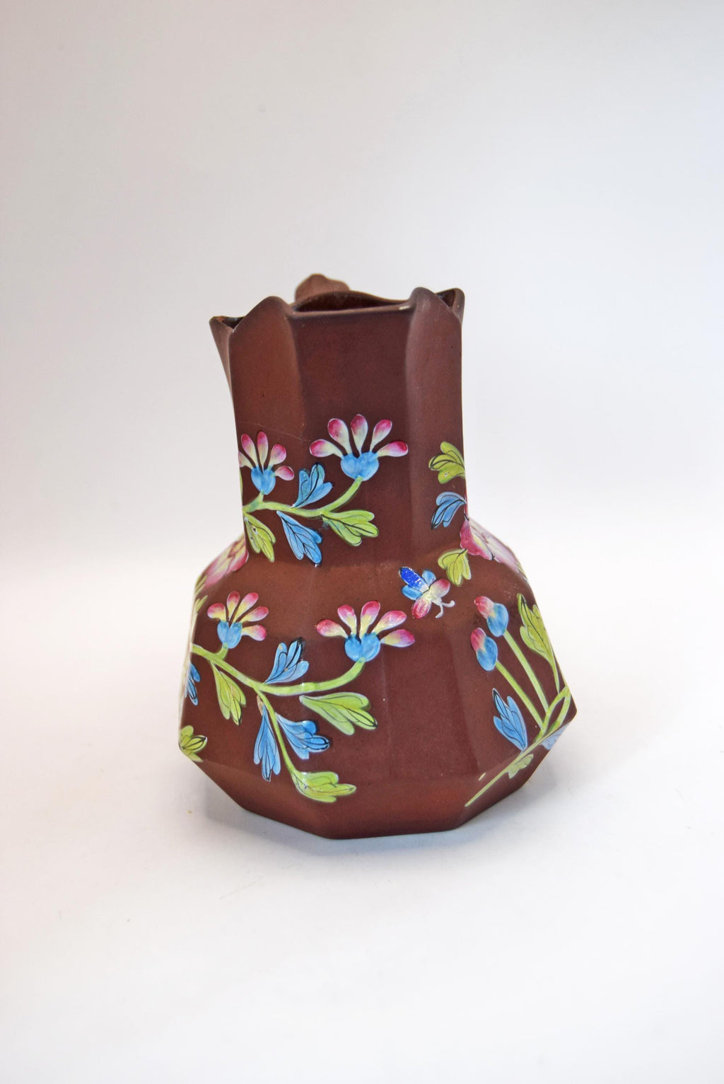 Very Rare 1820 Antique Spode Rosso Antico Redware Hydra Jug Design 3339