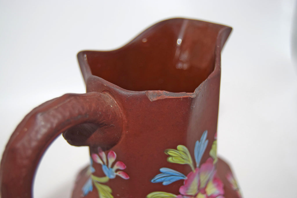 Very Rare 1820 Antique Spode Rosso Antico Redware Hydra Jug Design 3339