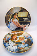 "Night-Time Story" (1987) – Features a young girl reading a book to her toddler sibling in a cozy bed surrounded by a doll and teddy bear.&nbsp;
"The Rehearsal" (1988) – Features a barefoot little girl sitting on a piano bench next to an adorable gray kitten.  